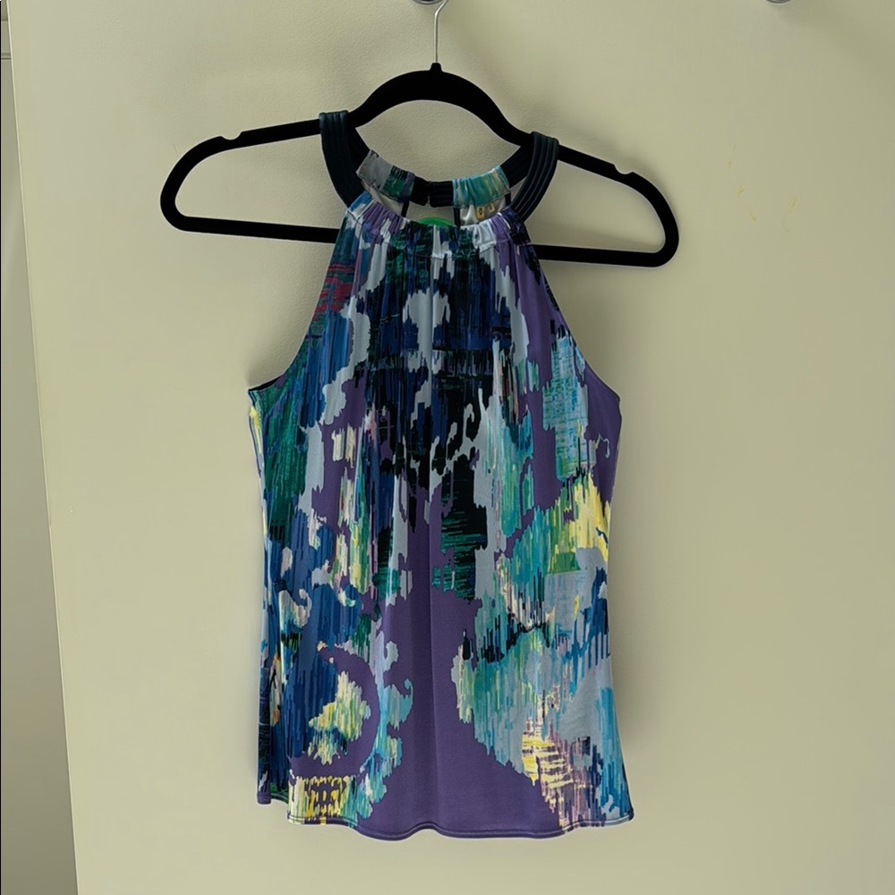 Pretty silk sleeveless Top